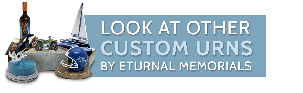 3D Cremation Urns by Eturnal Memorials